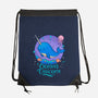 The Ocean's Unicorn-None-Drawstring-Bag-Loobs