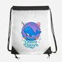The Ocean's Unicorn-None-Drawstring-Bag-Loobs