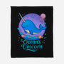 The Ocean's Unicorn-None-Fleece-Blanket-Loobs