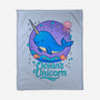 The Ocean's Unicorn-None-Fleece-Blanket-Loobs