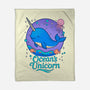 The Ocean's Unicorn-None-Fleece-Blanket-Loobs