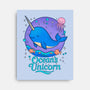 The Ocean's Unicorn-None-Stretched-Canvas-Loobs