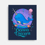 The Ocean's Unicorn-None-Stretched-Canvas-Loobs