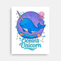 The Ocean's Unicorn-None-Stretched-Canvas-Loobs