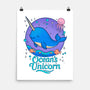 The Ocean's Unicorn-None-Matte-Poster-Loobs