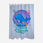The Ocean's Unicorn-None-Polyester-Shower Curtain-Loobs