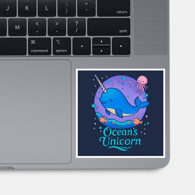 The Ocean's Unicorn-None-Glossy-Sticker-Loobs