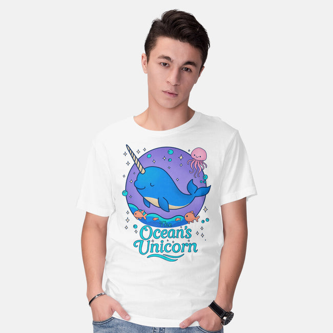 The Ocean's Unicorn-Mens-Basic-Tee-Loobs