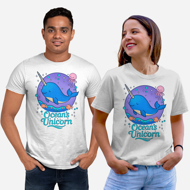 The Ocean's Unicorn-Unisex-Basic-Tee-Loobs