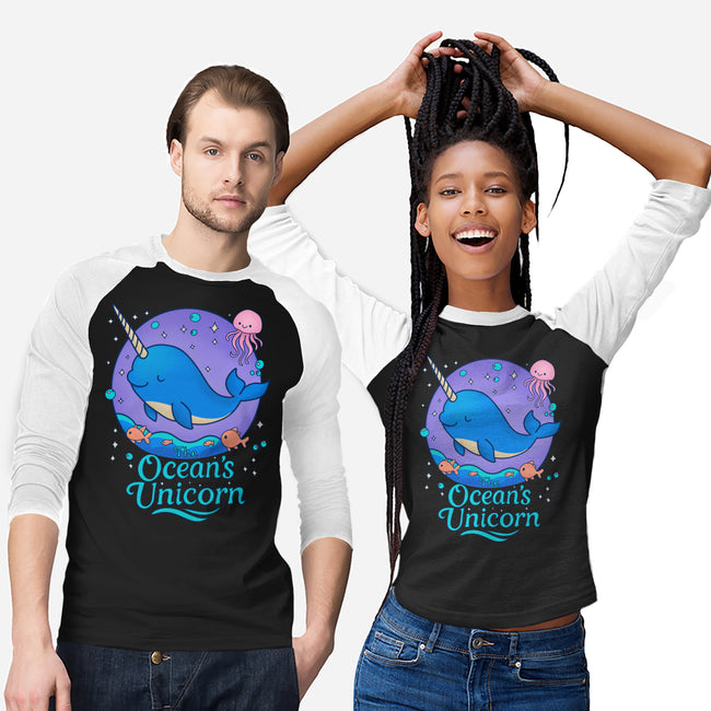 The Ocean's Unicorn-Unisex-Baseball-Tee-Loobs