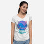 The Ocean's Unicorn-Womens-V-Neck-Tee-Loobs