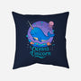 The Ocean's Unicorn-None-Removable Cover w Insert-Throw Pillow-Loobs
