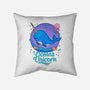 The Ocean's Unicorn-None-Removable Cover w Insert-Throw Pillow-Loobs