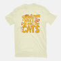 The More I Love Cats-Mens-Basic-Tee-Loobs