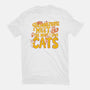 The More I Love Cats-Mens-Basic-Tee-Loobs