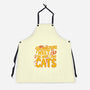 The More I Love Cats-Unisex-Kitchen-Apron-Loobs