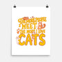 The More I Love Cats-None-Matte-Poster-Loobs