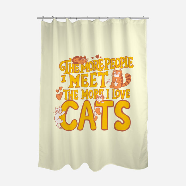 The More I Love Cats-None-Polyester-Shower Curtain-Loobs
