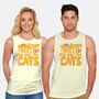 The More I Love Cats-Unisex-Basic-Tank-Loobs