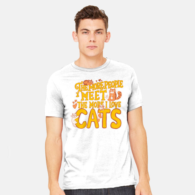 The More I Love Cats-Mens-Heavyweight-Tee-Loobs