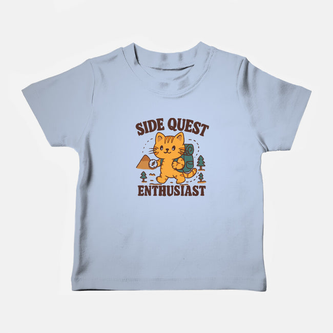 Side Quest Enthusiast-Baby-Basic-Tee-Loobs