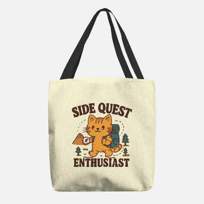 Side Quest Enthusiast-None-Basic Tote-Bag-Loobs