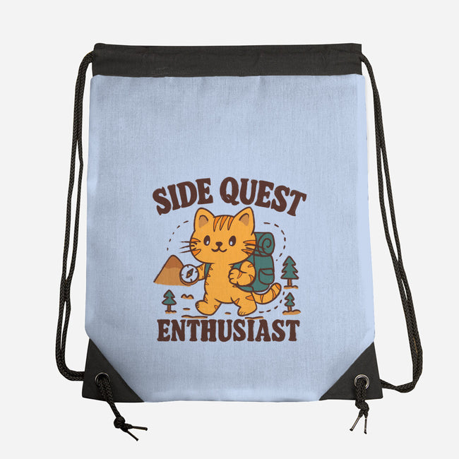 Side Quest Enthusiast-None-Drawstring-Bag-Loobs
