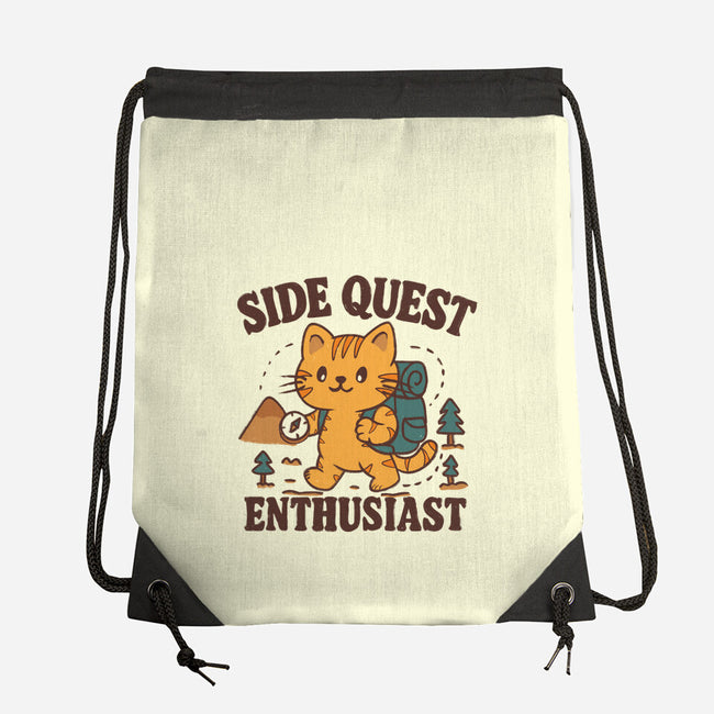 Side Quest Enthusiast-None-Drawstring-Bag-Loobs