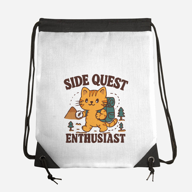 Side Quest Enthusiast-None-Drawstring-Bag-Loobs