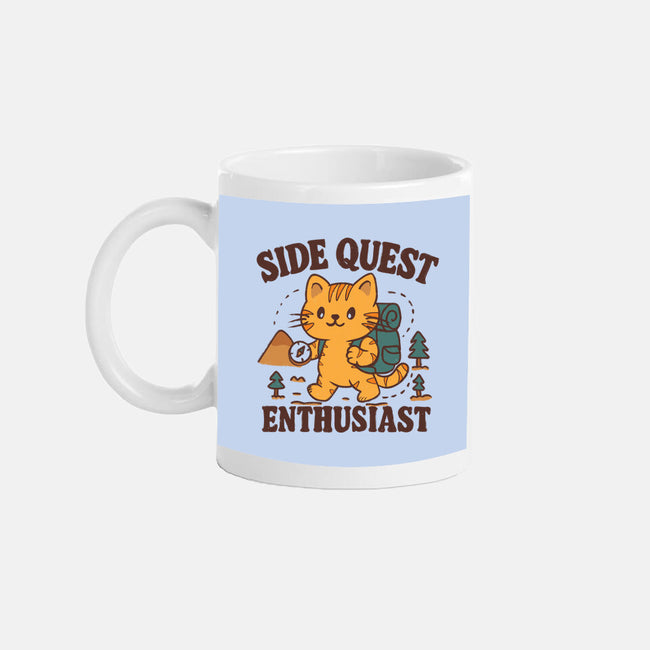 Side Quest Enthusiast-None-Mug-Drinkware-Loobs