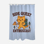 Side Quest Enthusiast-None-Polyester-Shower Curtain-Loobs
