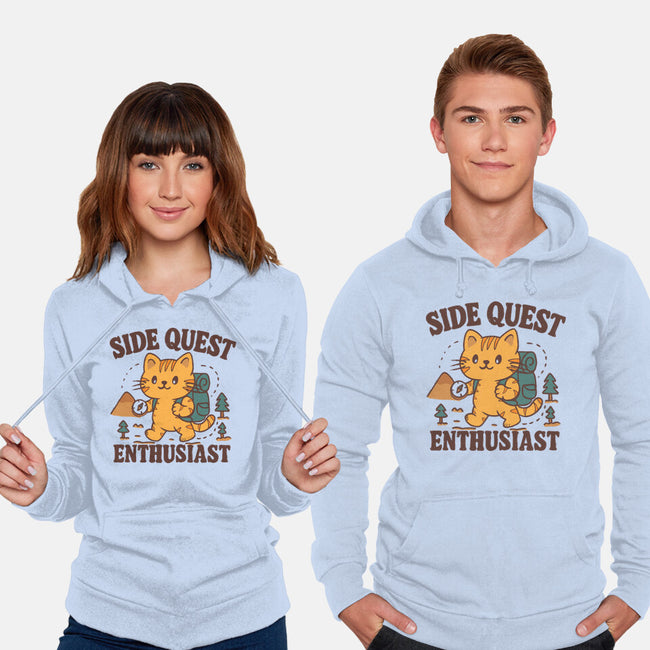 Side Quest Enthusiast-Unisex-Pullover-Sweatshirt-Loobs