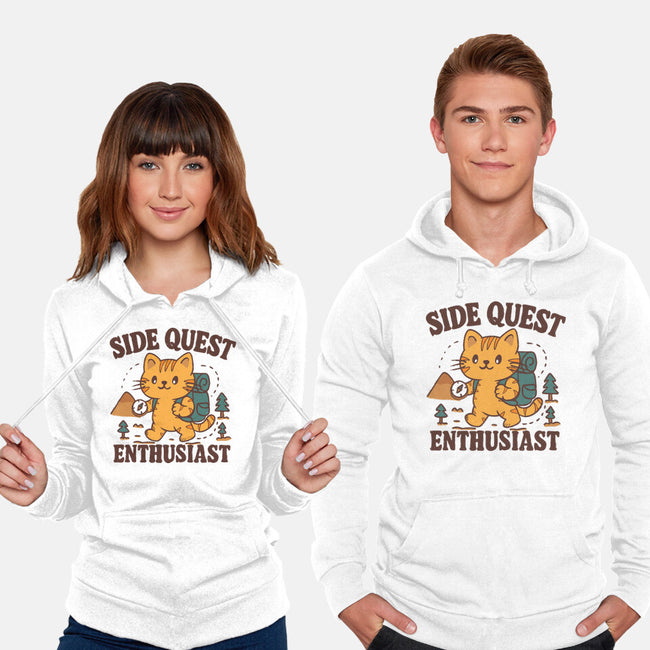 Side Quest Enthusiast-Unisex-Pullover-Sweatshirt-Loobs