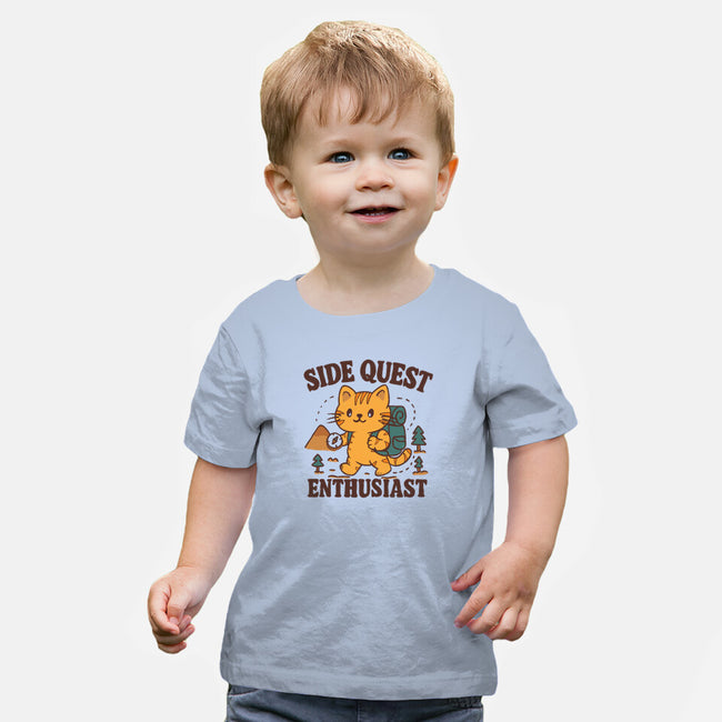 Side Quest Enthusiast-Baby-Basic-Tee-Loobs