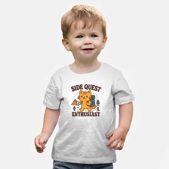 Side Quest Enthusiast-Baby-Basic-Tee-Loobs