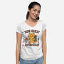 Side Quest Enthusiast-Womens-V-Neck-Tee-Loobs