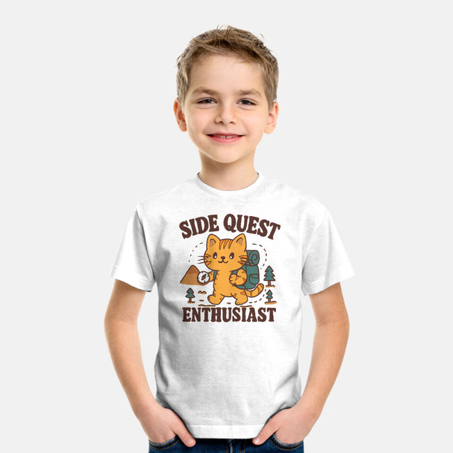 Side Quest Enthusiast-Youth-Basic-Tee-Loobs