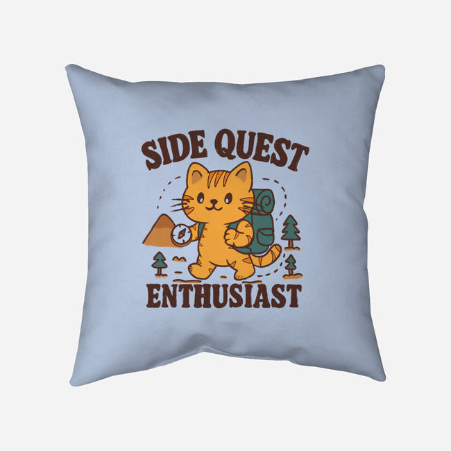 Side Quest Enthusiast-None-Removable Cover w Insert-Throw Pillow-Loobs