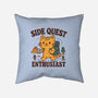 Side Quest Enthusiast-None-Removable Cover w Insert-Throw Pillow-Loobs