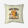 Side Quest Enthusiast-None-Removable Cover w Insert-Throw Pillow-Loobs