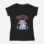 Please Summon Someone Else-Womens-V-Neck-Tee-Loobs