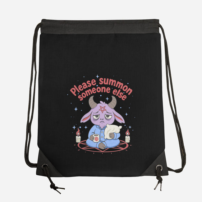 Please Summon Someone Else-None-Drawstring-Bag-Loobs