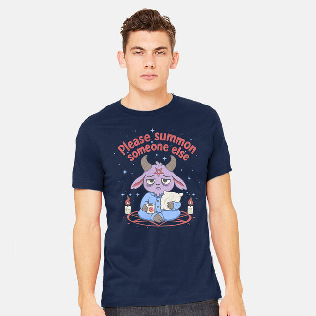 Please Summon Someone Else-Mens-Heavyweight-Tee-Loobs