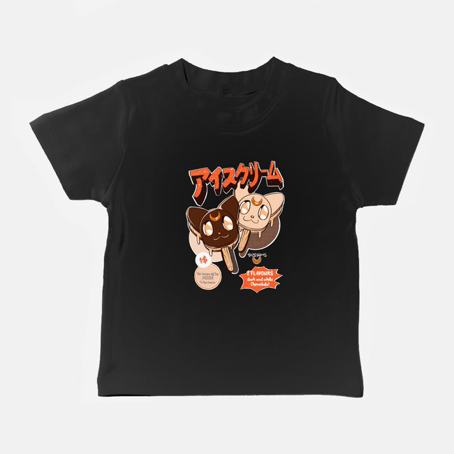 Moon Ice Cream-Baby-Basic-Tee-ellr