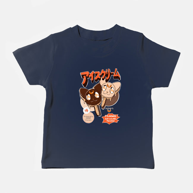Moon Ice Cream-Baby-Basic-Tee-ellr