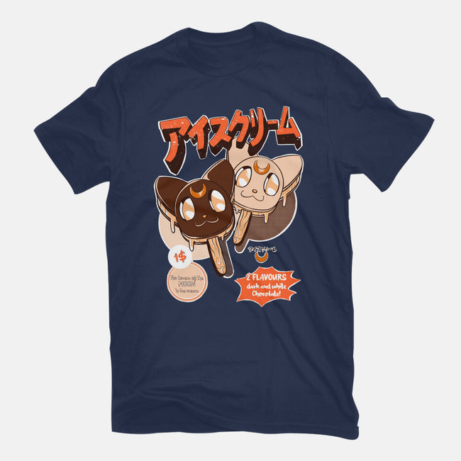 Moon Ice Cream-Mens-Basic-Tee-ellr