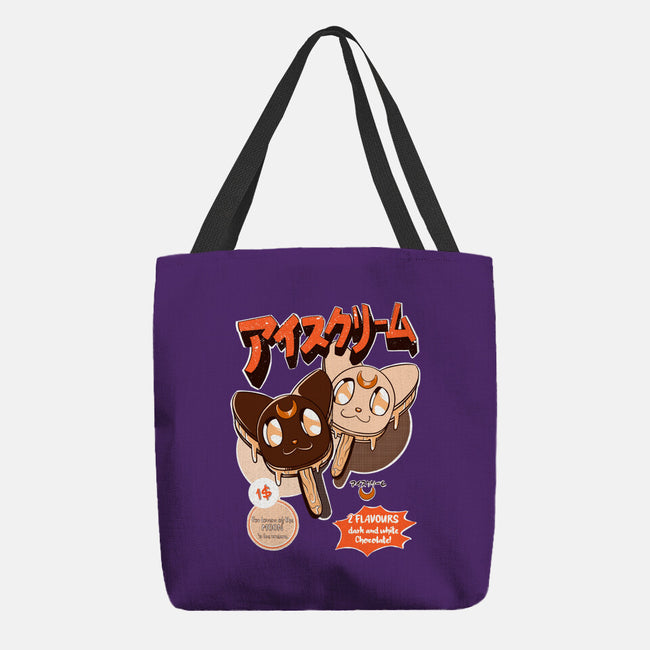 Moon Ice Cream-None-Basic Tote-Bag-ellr