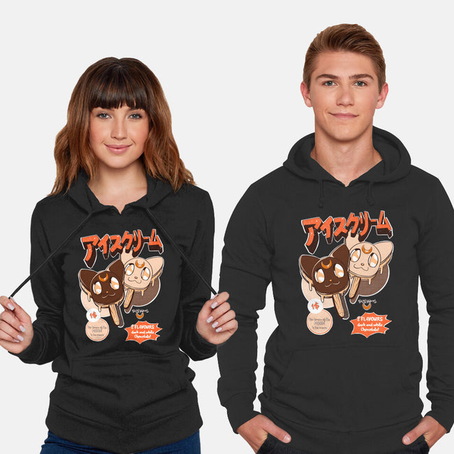 Moon Ice Cream-Unisex-Pullover-Sweatshirt-ellr
