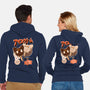 Moon Ice Cream-Unisex-Zip-Up-Sweatshirt-ellr