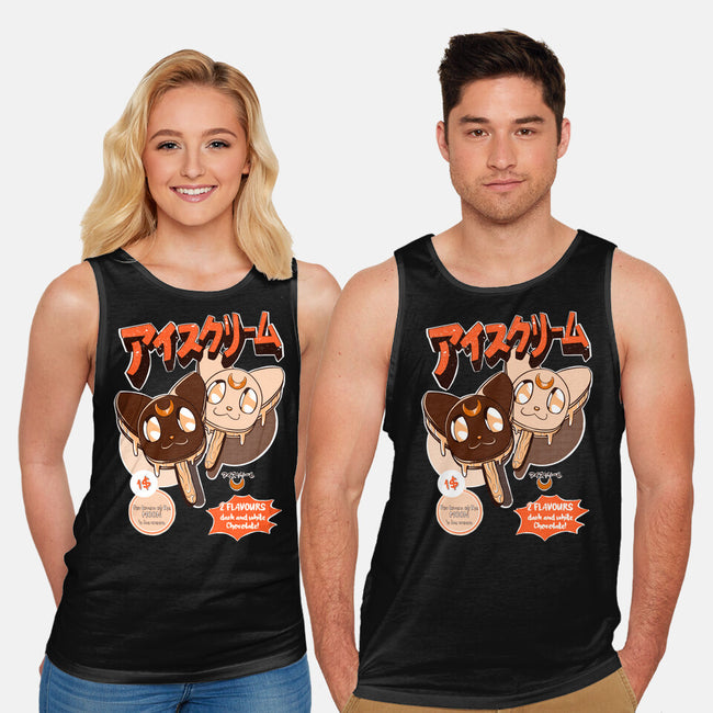 Moon Ice Cream-Unisex-Basic-Tank-ellr